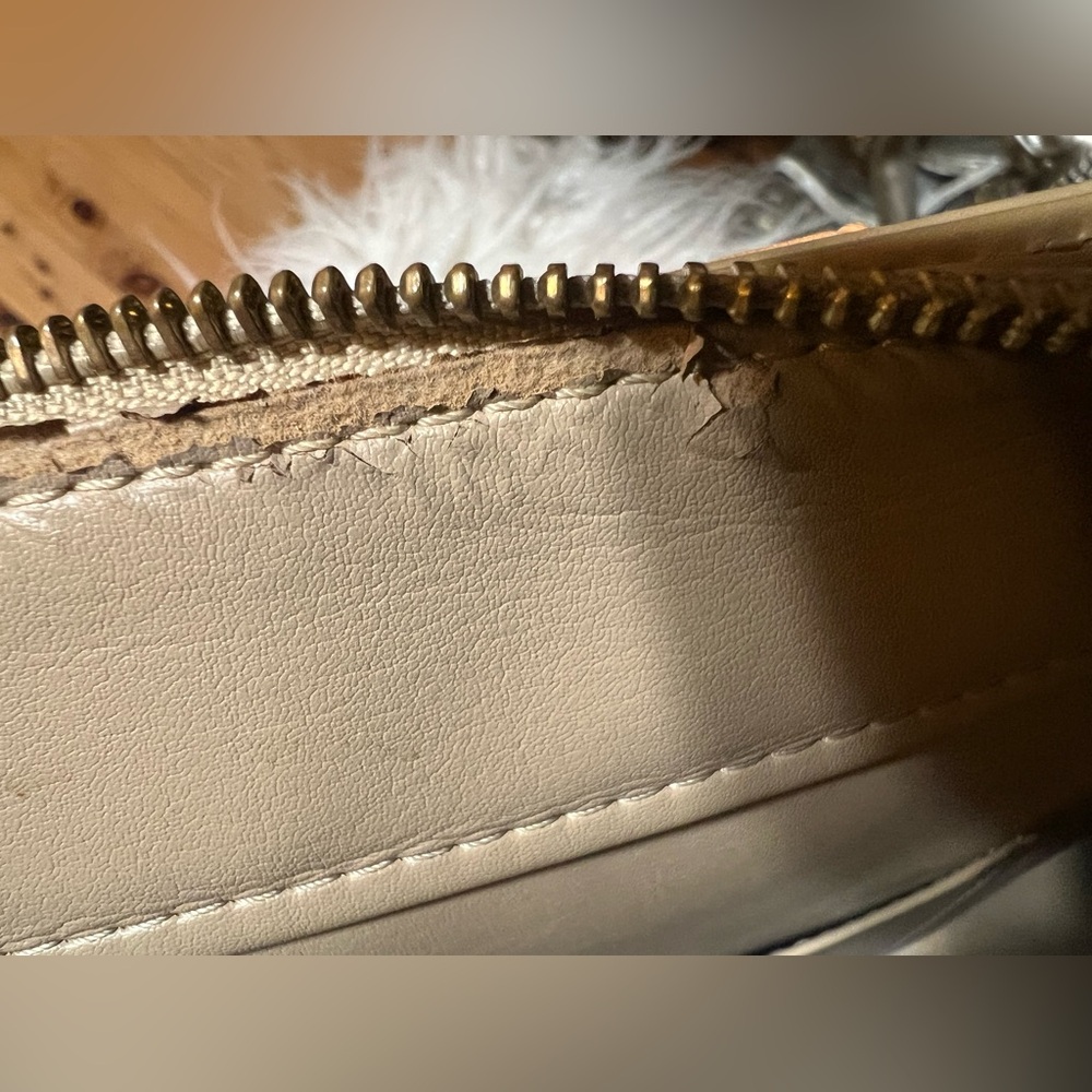 Authentic Louis Vuitton Vernis Columbus Shoulder Tote Bag Beige Vintage - Picture 8 of 15